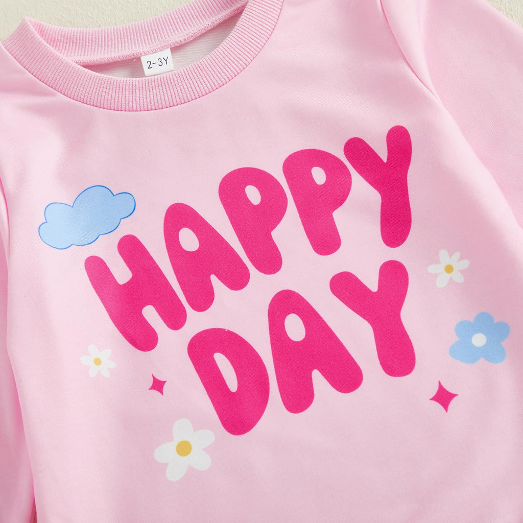 Toddler Baby Girl Fall Spring Outfit Strawberry Print Sweatshirt Top Pants Set Cute Clothes 9 12