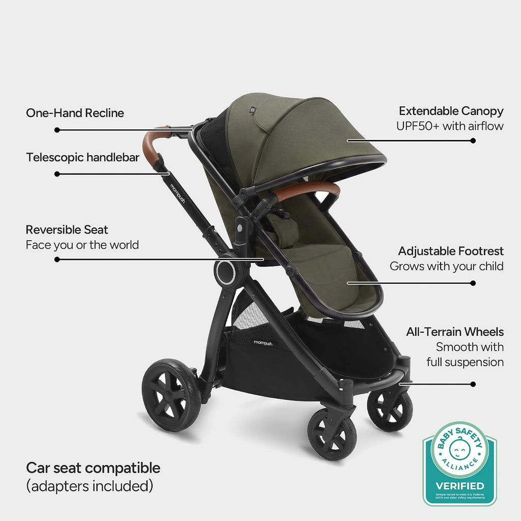 Ultimate2 Full-Size Stroller, Reversible Seat, Infant to Toddler