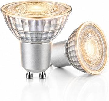 GU10 LED Bulbs 2-Pack, 5W (50W Equiv), 3000K Warm White, Non-Dimmable