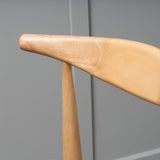 Francie Fabric with Oak Finish Dining Chairs, 2-Pcs Set, Grey / Oak