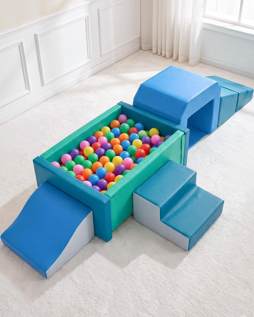 Baby Foam Climbing Blocks with Ball Pit for Toddler