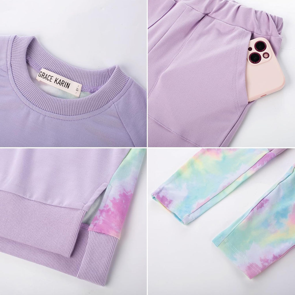 Girls Clothes Sweatshirt for Teen Girls Fashion Outfits Sweapants Leggings Tracksuit Clothing Set