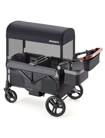 Remy Wagon Stroller for 2 Kids, 180Ibs Capacity with 2 Seater