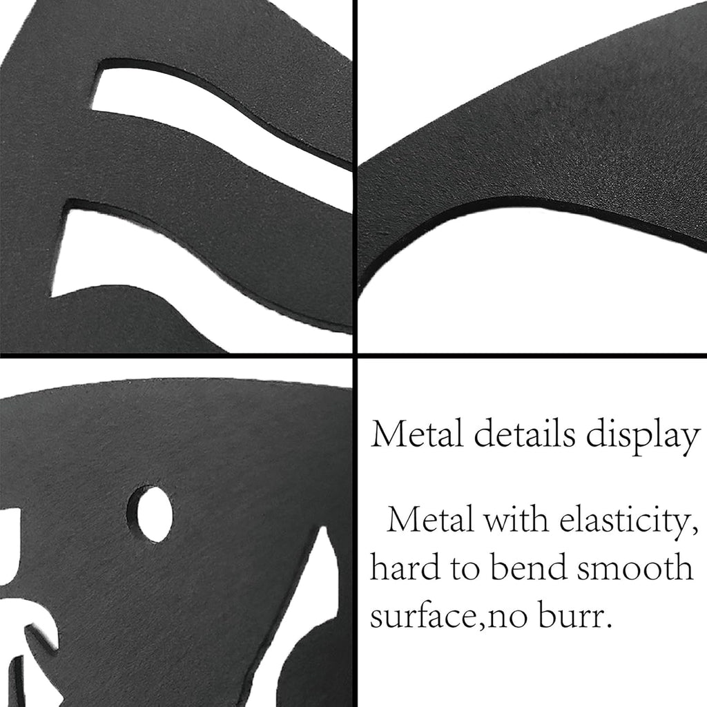Ring Metal Wall Decor Round Hanging Ornament Minimalist Design Wall Silhouette Sculpture Simple Decoration Art Wall