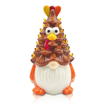 Thanksgiving Decorations, Thanksgiving Gnomes Ceramic Tree Decor