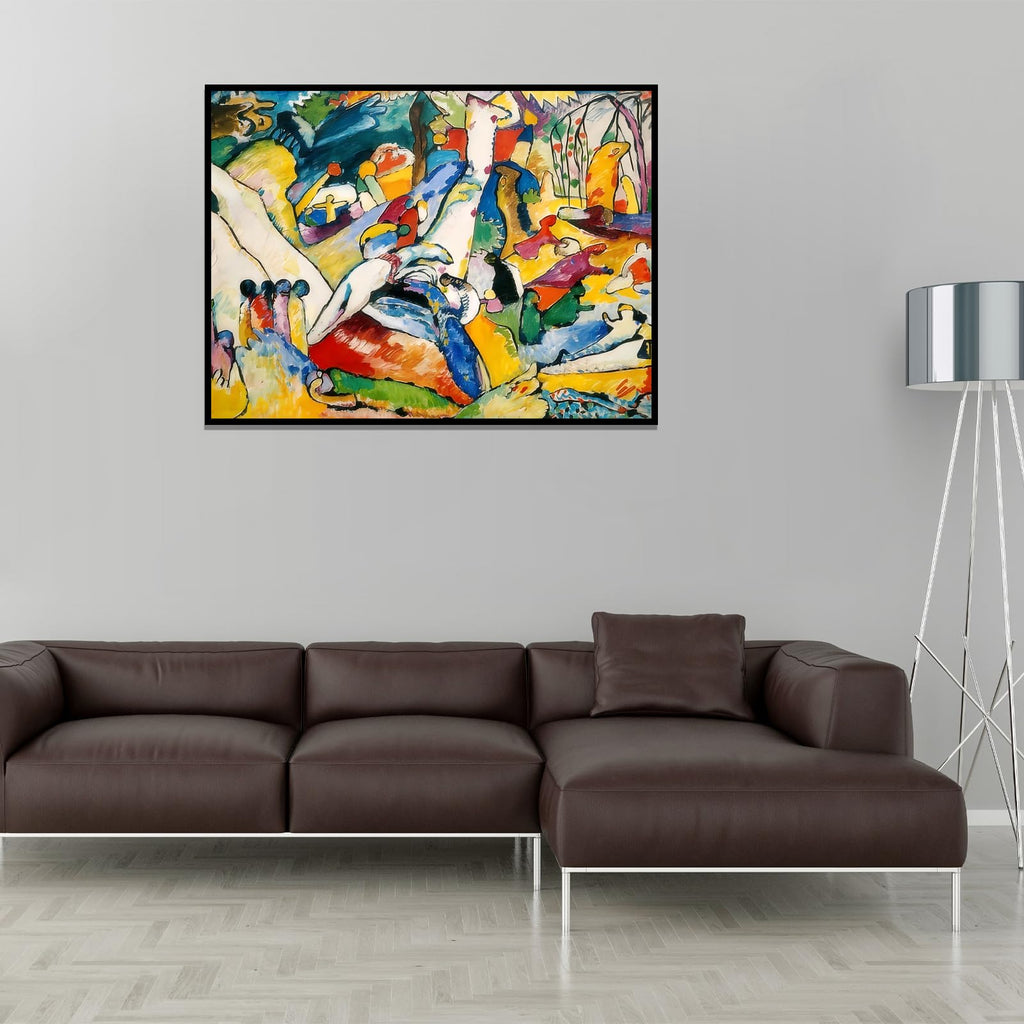 Kandinsky Canvas Wall Art Sketch Composition Ii Poster - Abstract Art Wall Decor Classic Master Painting Art Print