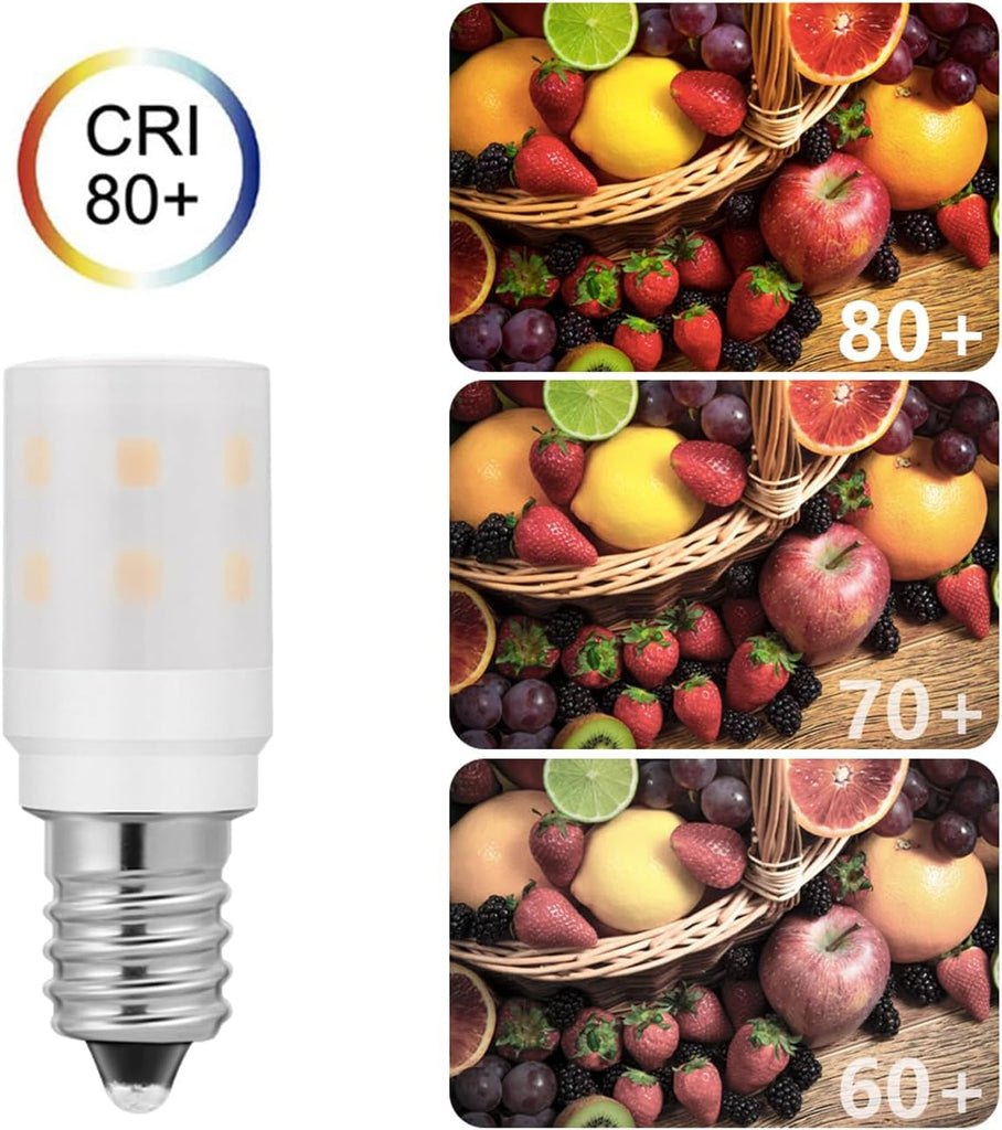 Dryer Light Bulb 120V E12 LED WP22002263 WE05X20431 2700K 2-Pack
