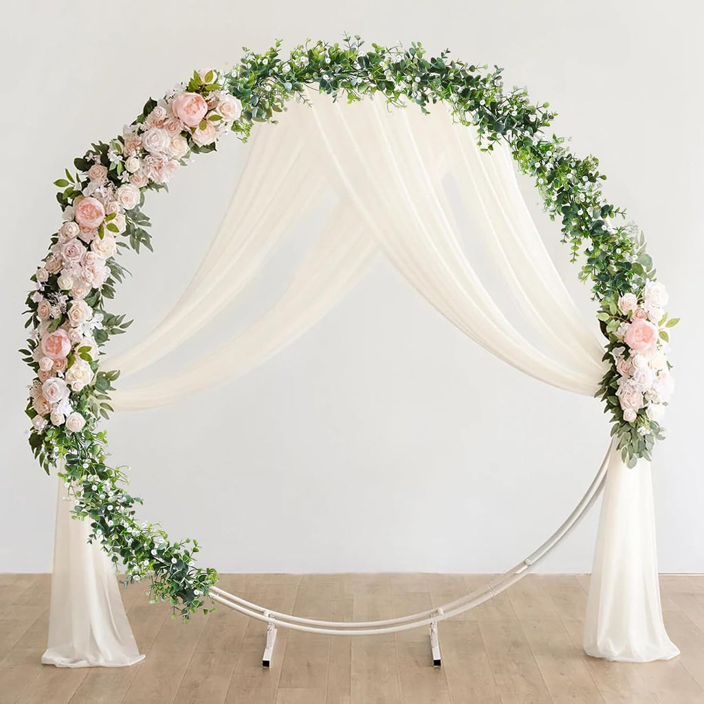Fake Vines Eucalyptus Babys Breath Greenery Garland - Set of 4