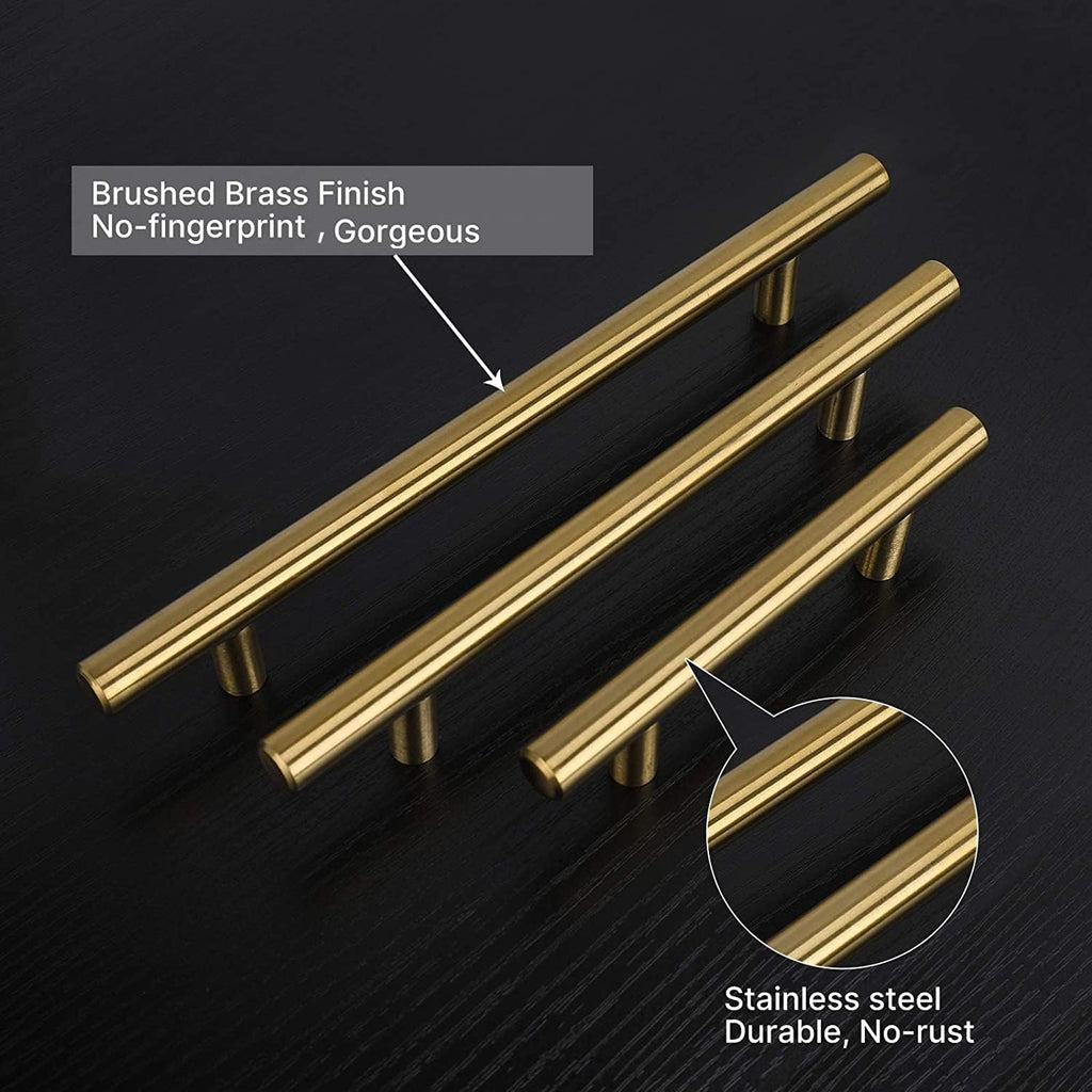 10 Pack 2-1/2in Gold Cabinet Handles Cabinet Handles