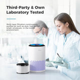Air Purifiers for Bedroom Home, Air Purifier For Smoke Pollen Dander Hair Smell Air Cleaner with Sle