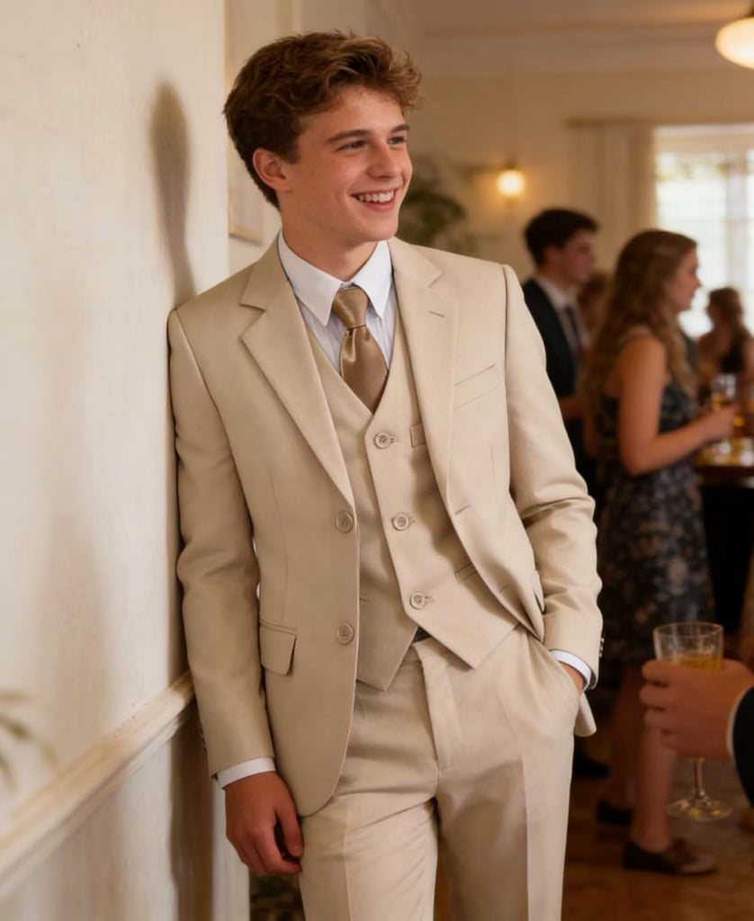 Boys Suit Kids Dress Clothes Wedding Ring Bearer Outfit Formal Wear