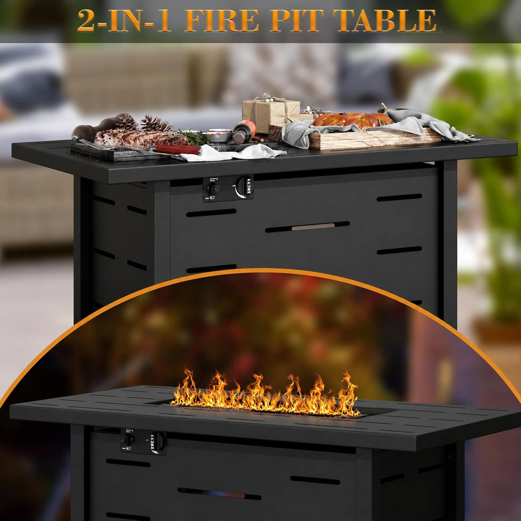 43 Inch Propane Fire Pit Table