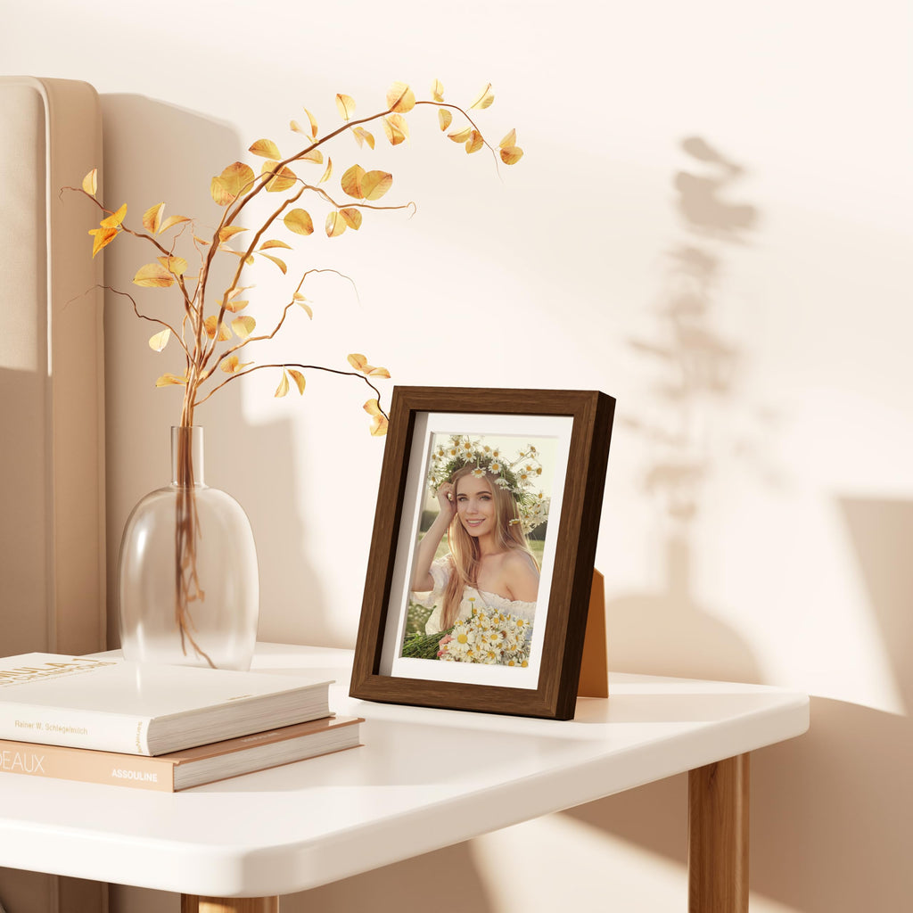 10 Pack 5x7 Picture Frame Collage Wall Decor with 4x6 Mat