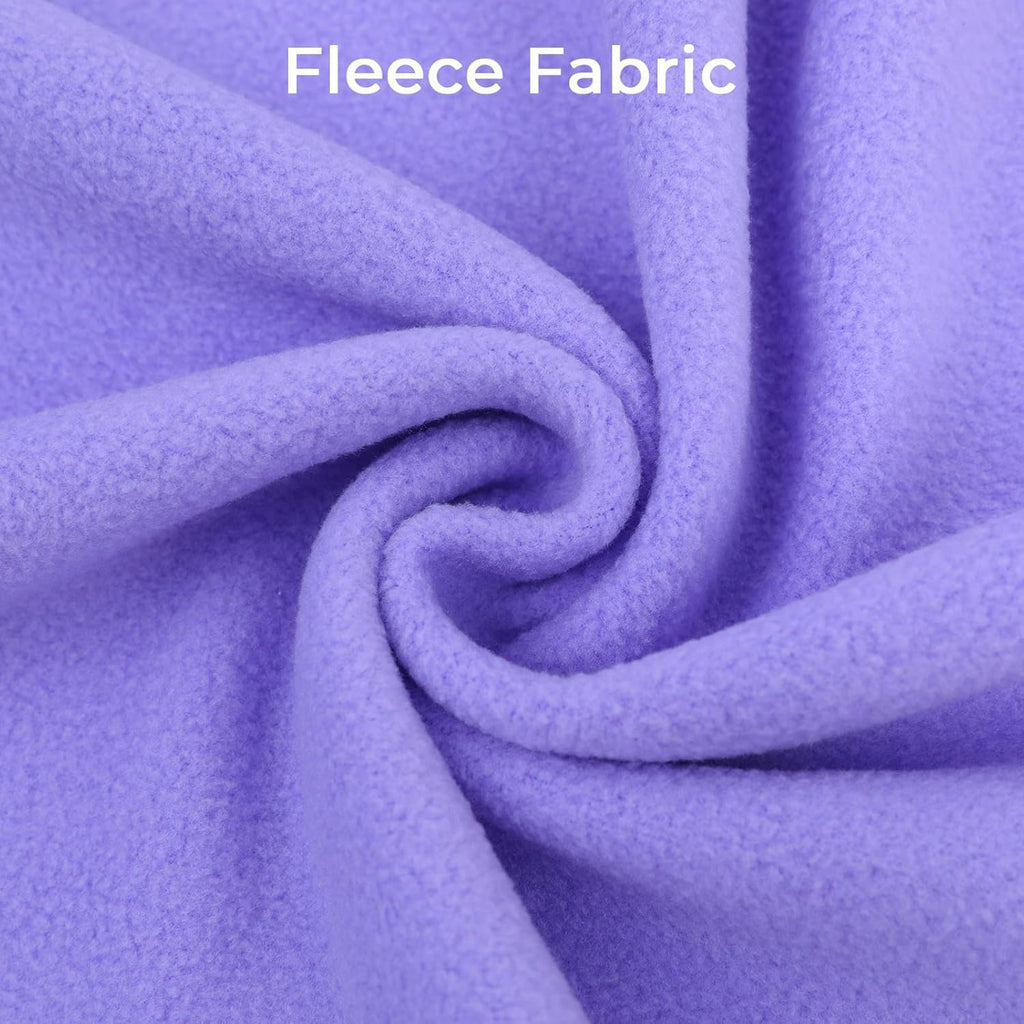Knitted Polar Fleece Fabric, 10 x 10 inches, 20 Colors, Anti-Pill Plush Polyester for DIY Sewing Crafts (20 Colors)
