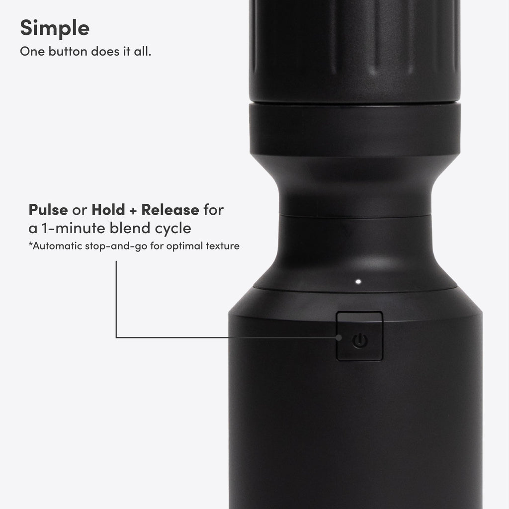 Mini 600 Stainless Steel Countertop Blender, Carbon Black, 600W