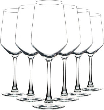 Wine Glasses Set of 6, 13 Oz Red or White Wine Glass with Stem, Perfect , Dishwasher Safe