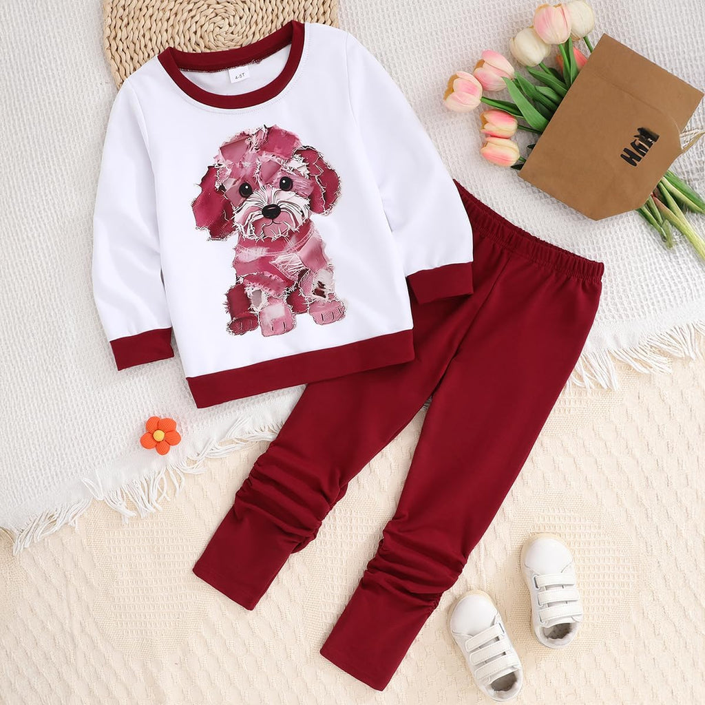 Toddler Baby Girls Clothes Long-sleeve Tie Dye Hoodie Sweatshirt Pants Hooded Outfit Set