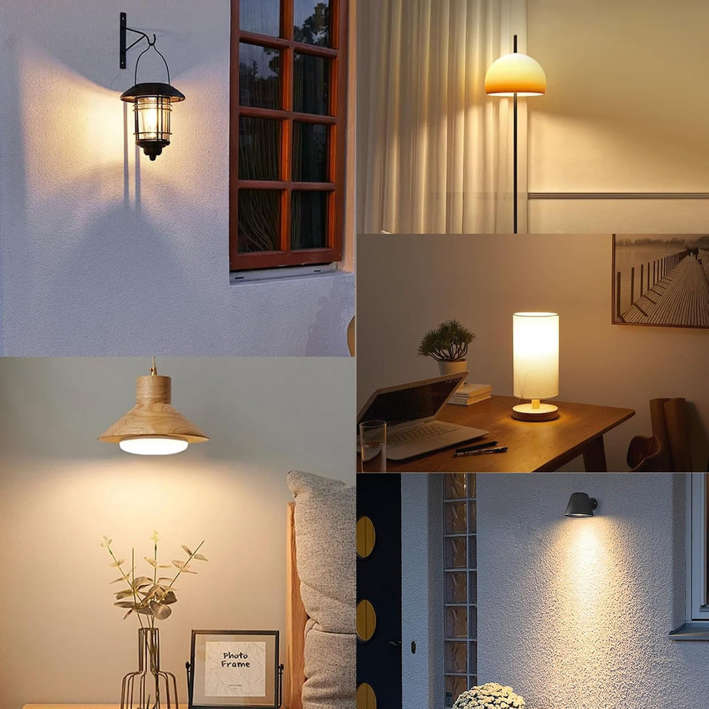 8W 800LM Vintage LED Edison Bulbs, Dimmable LED Light Bulbs 60W Equivalent, High Brightness 2700K Warm White ST58