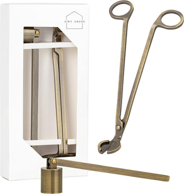 Candle Wick Trimmer and Candle Snuffer Accessory Set - Pick Your Color