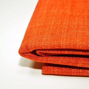 Yutong Fabric by The Yard and % Polyester Upholstery Sewing Fabrics-Solid Orange Pattern