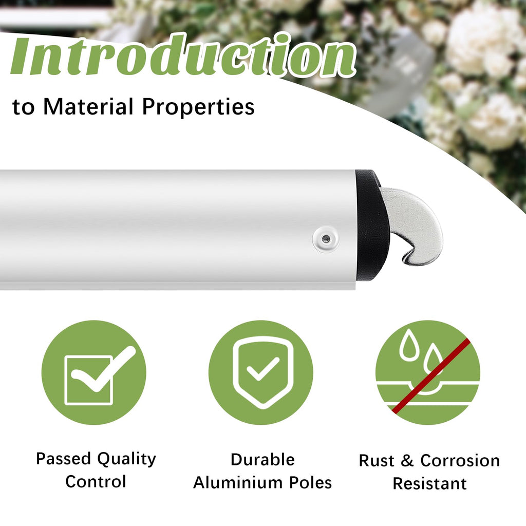 1 Pcs 4-10ft Adjustable Crossbar for Backdrop Stand