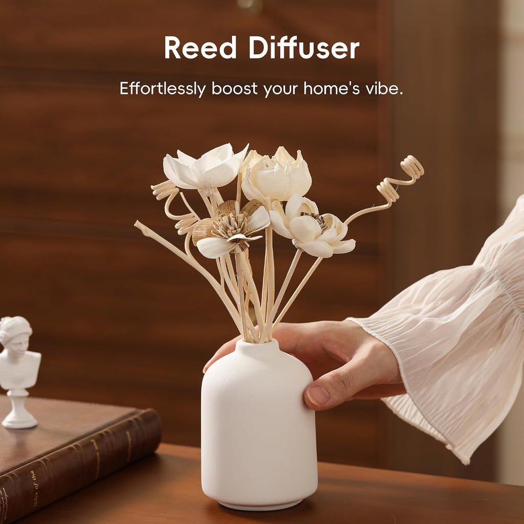 Reed Diffuser Sticks, Reed Diffuser Sticks Flowers, Reed Diffusers Set, Reeds Diffuser Decor, Office,, Natural - Set of 12