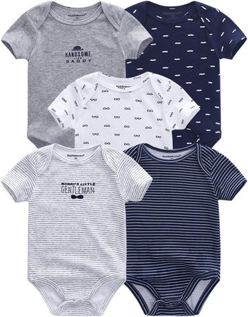 Unisex Baby Pack Short-Sleeve Bodysuit