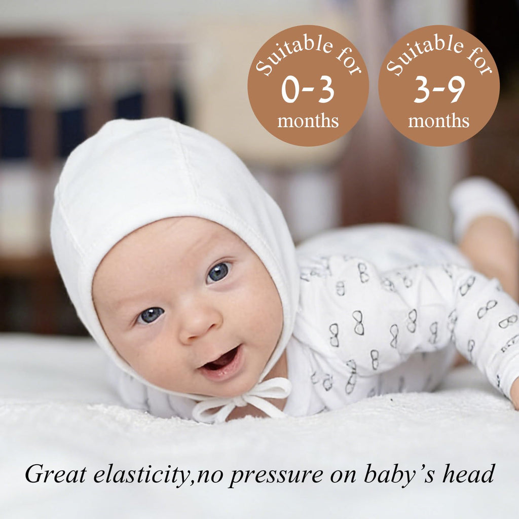 Newborn Hats for Baby Girls Boys Cotton Bonnet Infant Beanie Hat