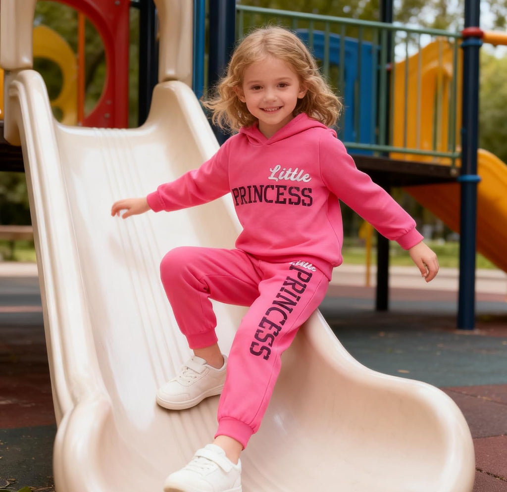 Toddler Girls Pant Set Warm Hoodie Long Sleeve Winter Outfits Sweatsuits Girls' Clothing Sets 2 Piece
