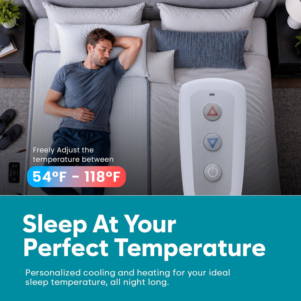 Bed Cooling and Heating Mattress Pad - Twin Size Temperature Control