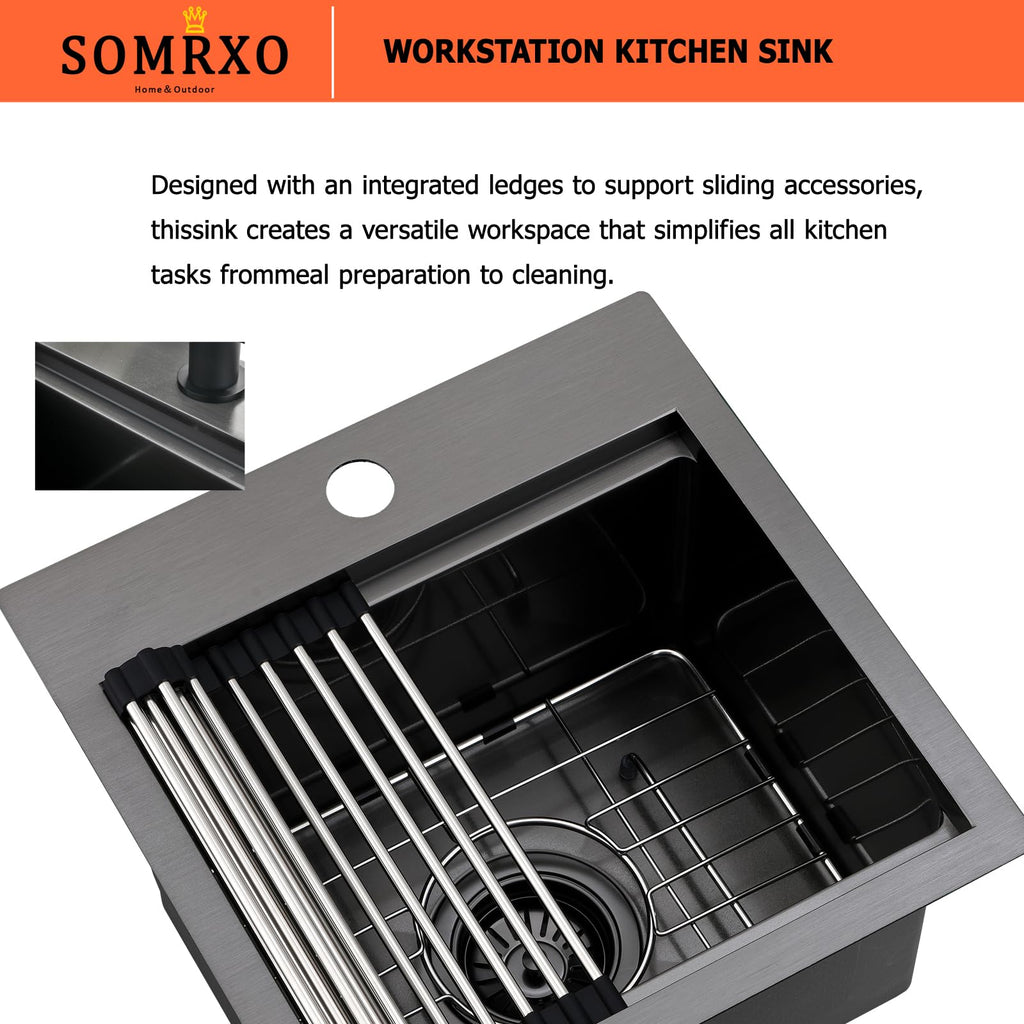 15x15 Drop In Bar Sink