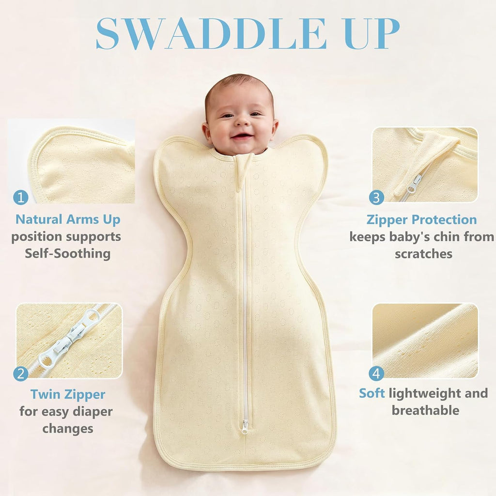 Baby Swaddle Sleep Sacks, Cute Swaddles Bag, Self-Soothing Swaddle for Newborns, Essentials
