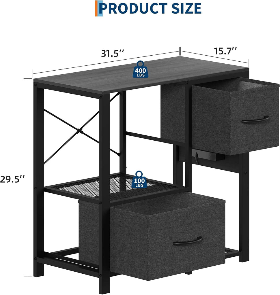 20-29 Gallon Fish Tank Stand, Aquarium Stand with Power Outlet