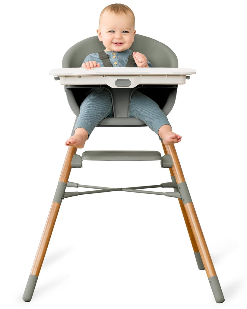 Baby High Chair 4-in-1 Convertible High Chair, EON, Thyme