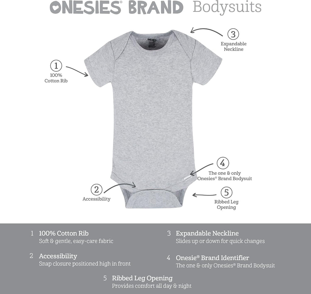 Baby pack Short Sleeve Mix & Match Bodysuits