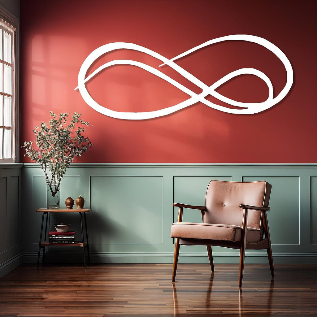 Infinity Metal Wall Decor, Infinity Wall Art, Unlimited Symbol Sign, Abstract Wall Art, Abstract Metal Wall Hanging
