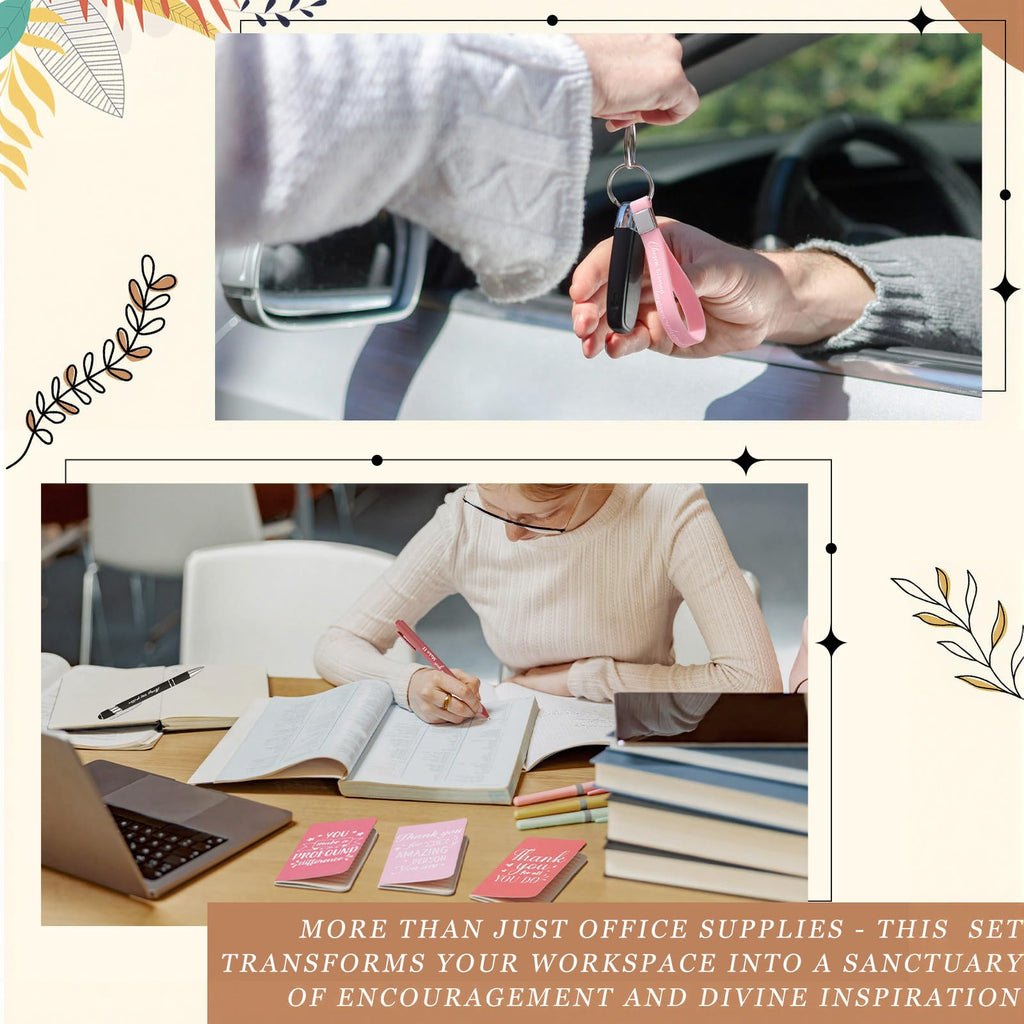 24 Sets/96 Pcs Employee Appreciation Gifts Bulk, Gradient Pink