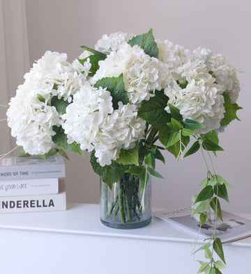 3PCS Long Stem Big Size Artificial Silk Lifelike Real Touch White Artificial Wedding Shower Bride Bouquets Office
