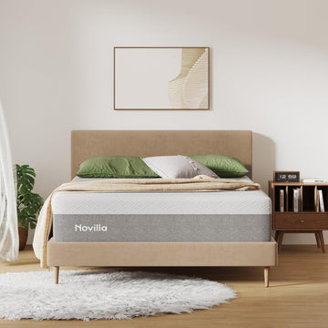 Bliss Queen Size Mattress, 12 Inch Gel Memory Foam Mattress Queen | Cool Night Sleep & Pressure Relief, Support Foam