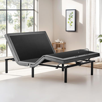 Full Adjustable Bed Frame, Electric Base, USB, Zero Gravity
