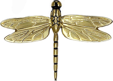 Dragonfly Door Knocker - Brass (Standard Size)