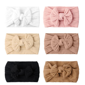 Baby Headbands, Baby girl Bows Soft Stretchy Nylon Hair Accessories