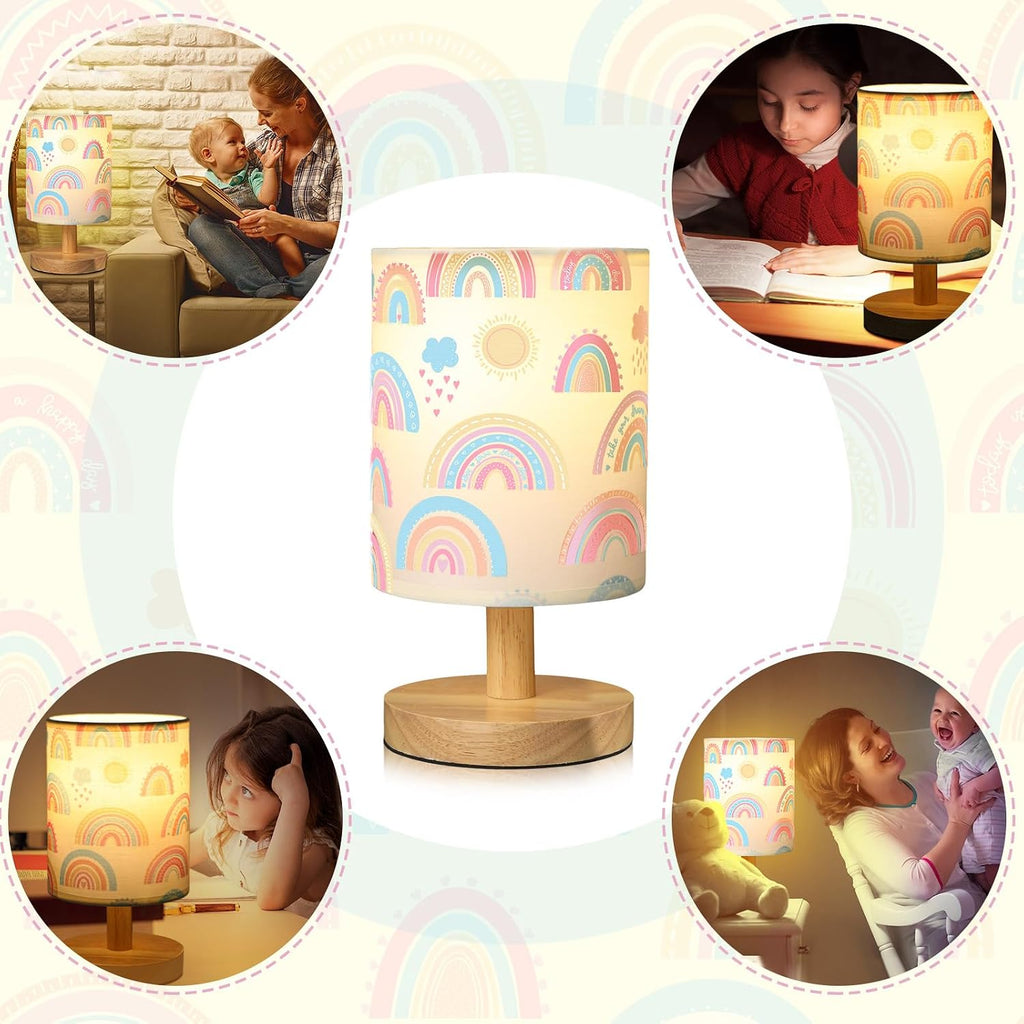Rainbow Kids Table Lamp Kids Lamps for Girls Room