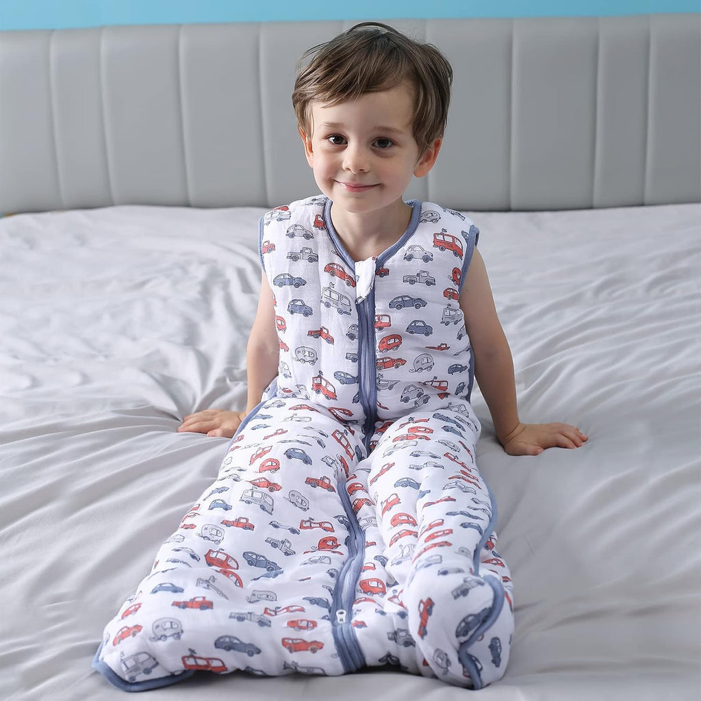 Toddler Sleep Sack 2.5 TOG, 70% Rayon from Bamboo and 30% Cotton Baby Wearable Blanket Winter 2.5 TOG Sleeping Sacks