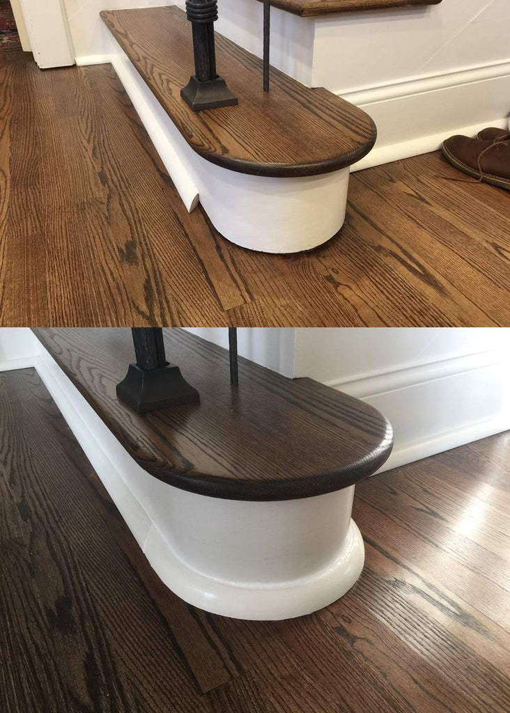 : 1/2" x 3/4" Flexible Base Shoe molding - 8' feet Long