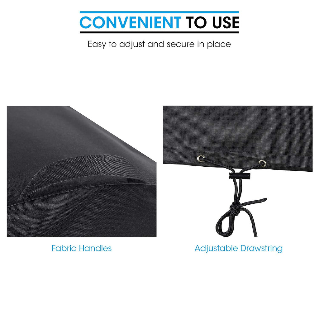 Outdoor Fire Pit Table Cover 32"Dia x 14"H, Patio Fireplace Cover