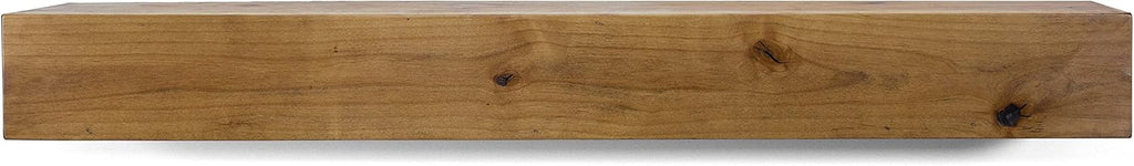 Rustic Mantel Shelf, Aged Oak, 48" | Floating Shelves Modern Farmhouse