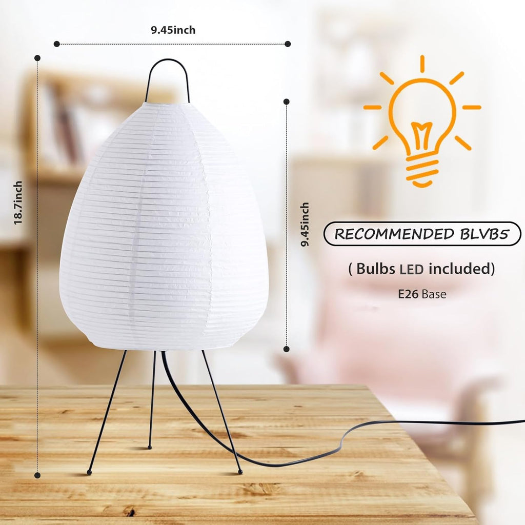 Rice Paper Lamp, Japanese Paper Lantern /Table