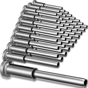 60 Pack 1/8" Stainless Steel Cable Railing Hardware Kit T316, Silver