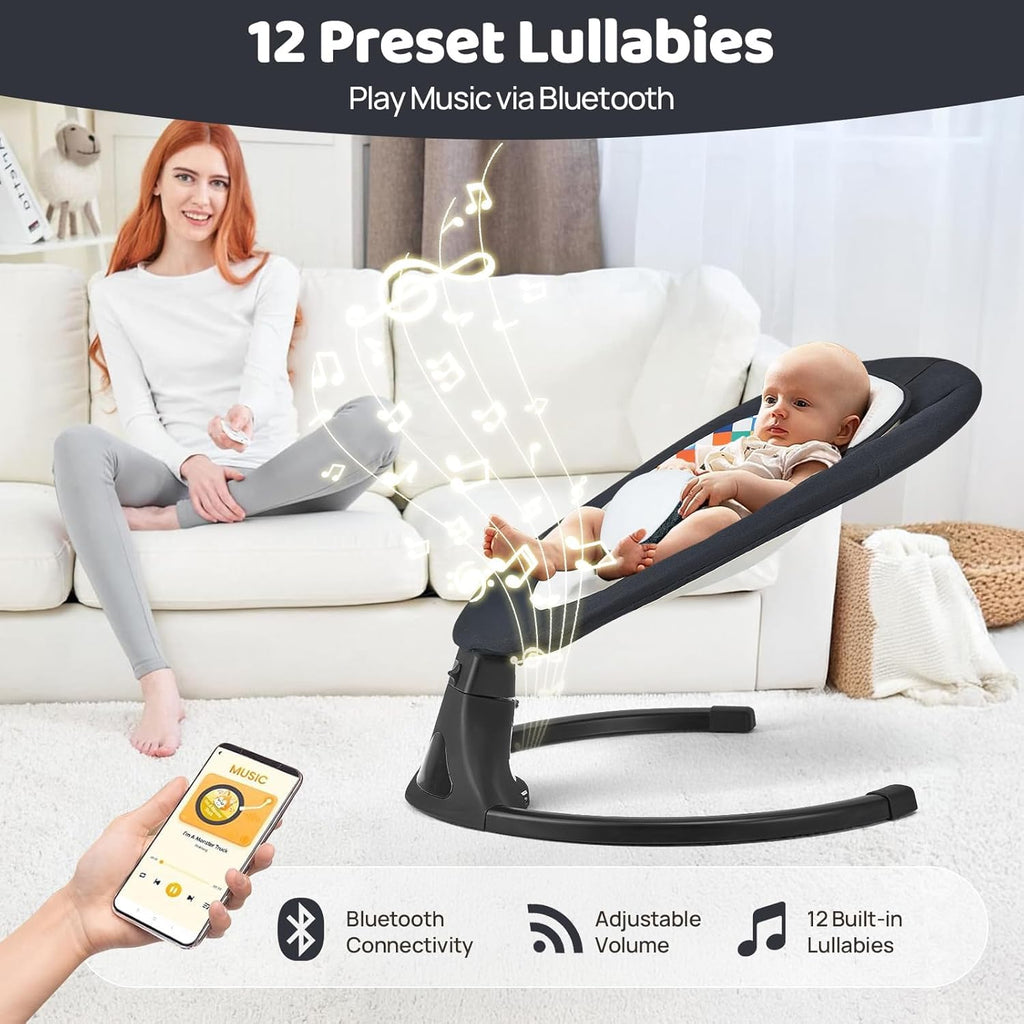 Swing for Infants, Modern Infant Swings with Bluetooth